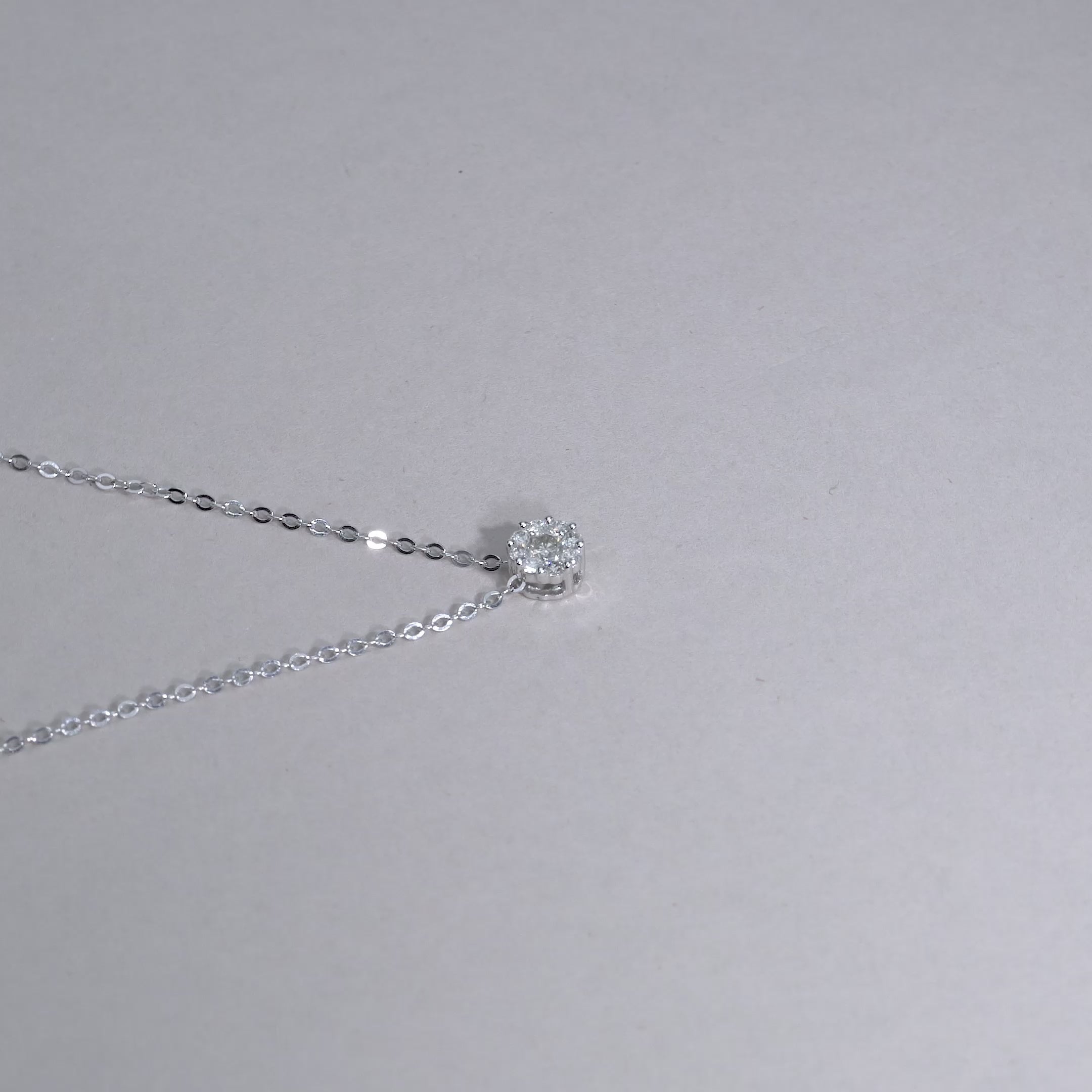 Cluster Diamond Pendant Cluster Diamond Pendant