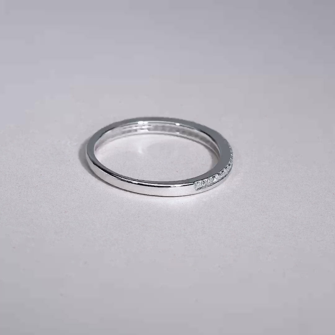 United Semi Eternity Diamond Ring United Semi Eternity Diamond Ring