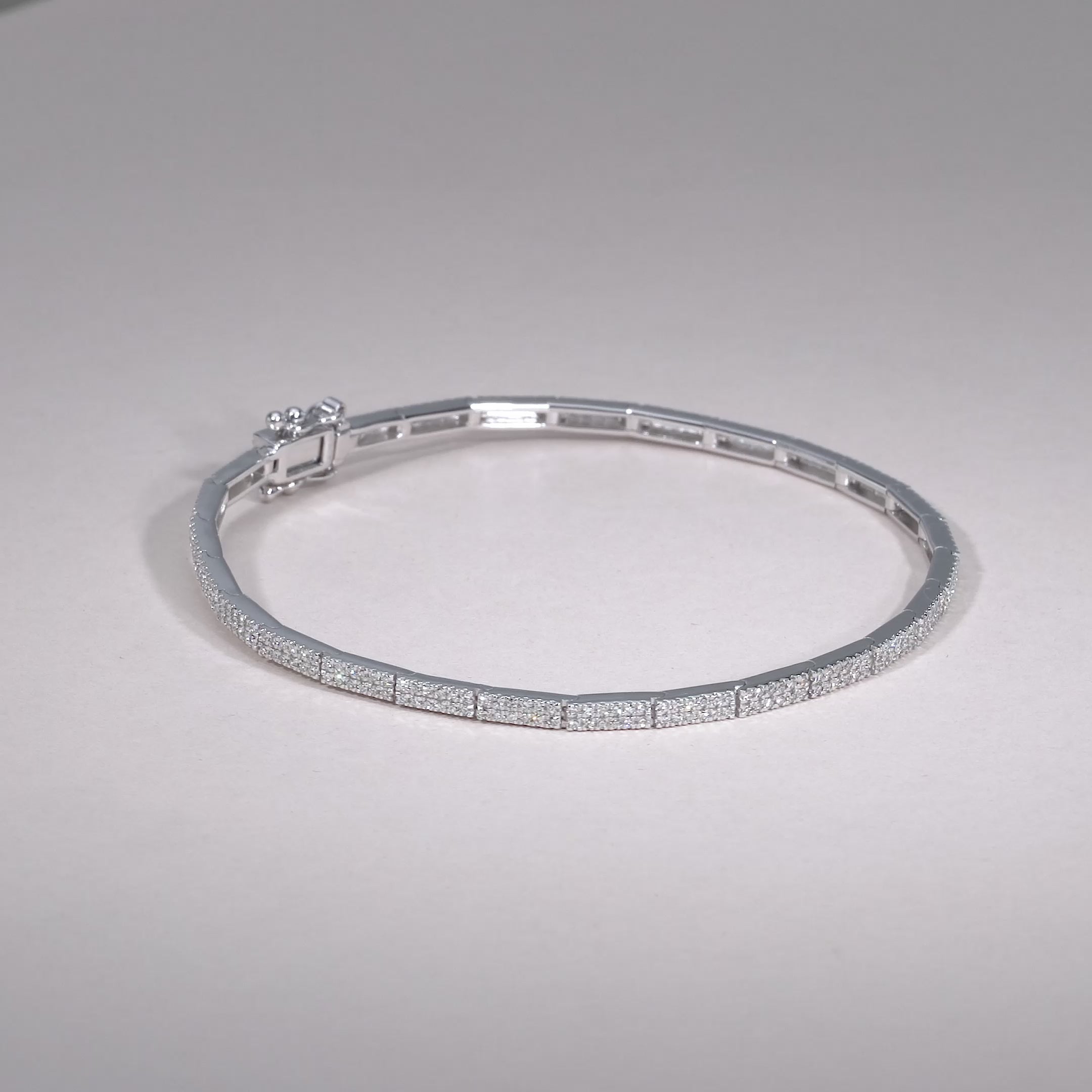 Link Pave Tennis Diamond Bracelet Link Pave Tennis Diamond Bracelet