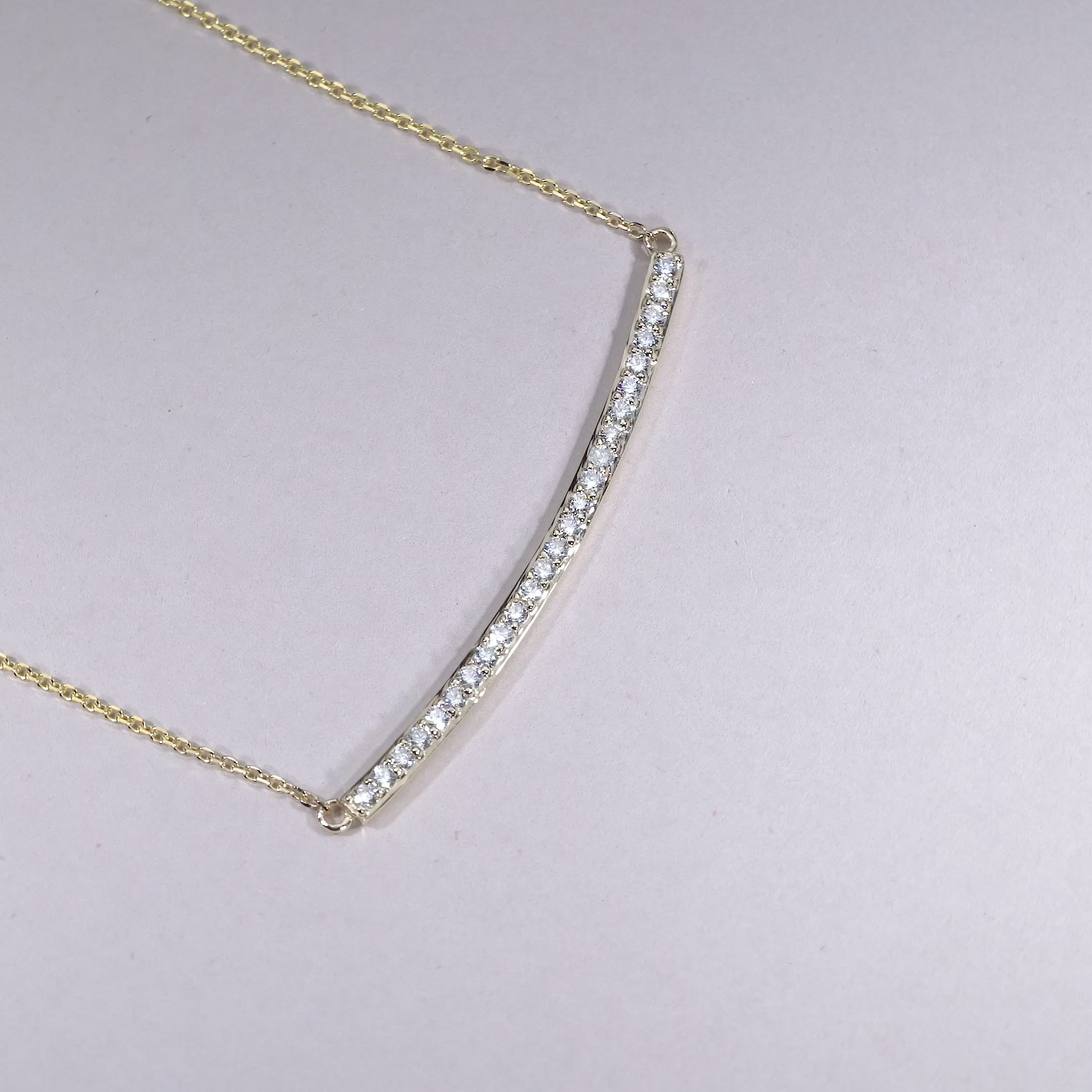 Bar Diamond Necklace Bar Diamond Necklace