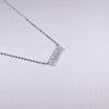 Pave Plate Diamond Necklace Pave Plate Diamond Necklace