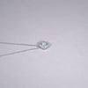 Cushion Shape Halo Diamond Pendant Cushion Shape Halo Diamond Pendant
