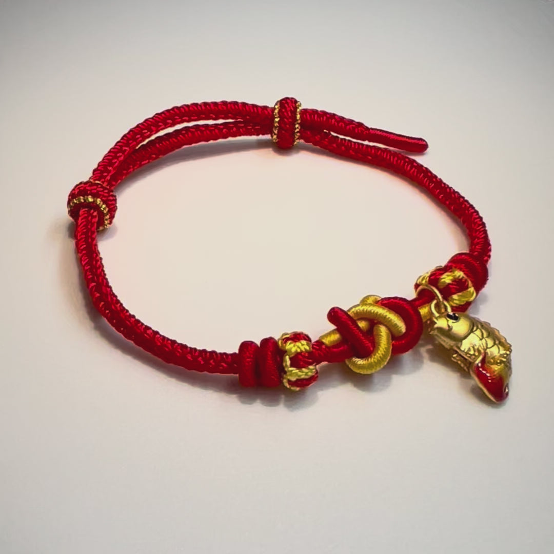 24K Gold Bracelet (Koi) 24K Gold Bracelet (Koi)