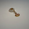 24K Chinese Zodiac Hetian Jade Gold Charm (Dog) 24K Chinese Zodiac Hetian Jade Gold Charm (Dog)