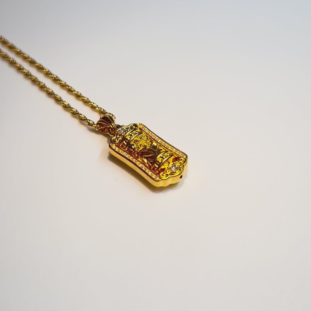 24K Gold Fortune Spinner Pendant 24K Gold Fortune Spinner Pendant