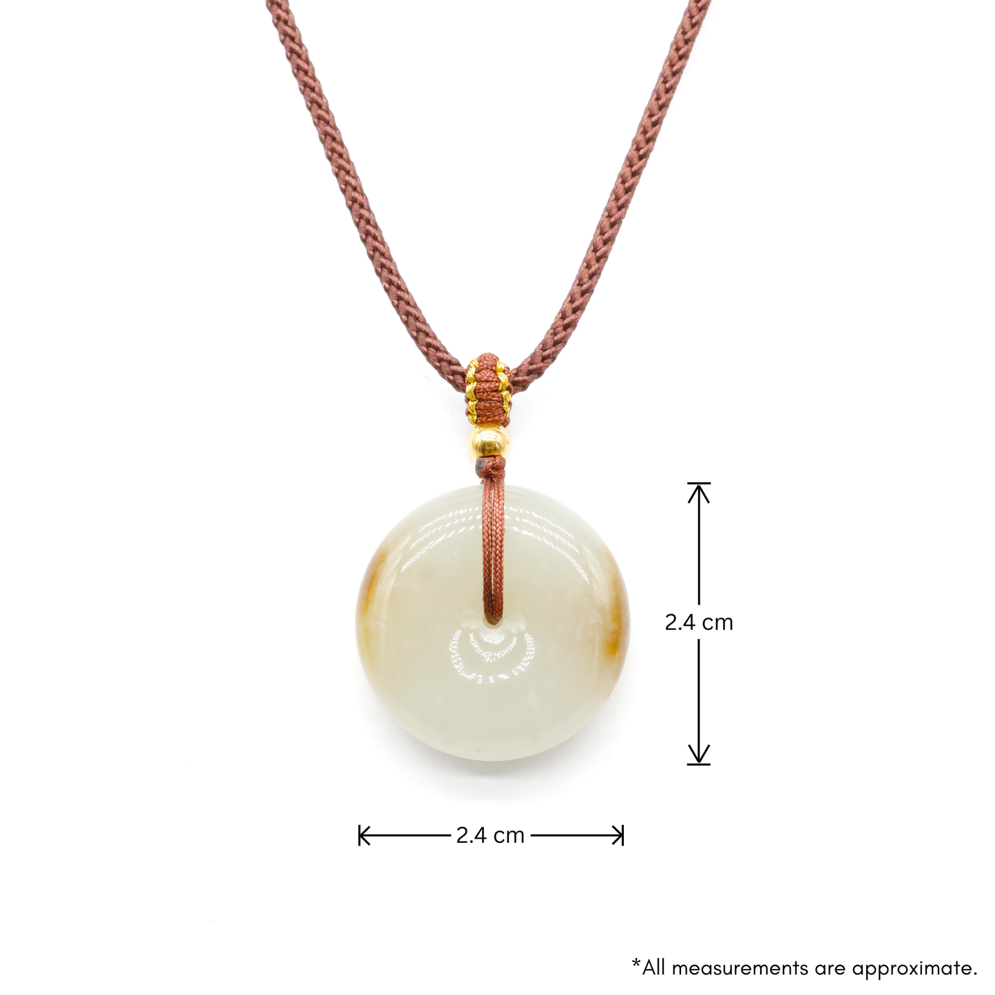 24K Hetian Jade Necklace