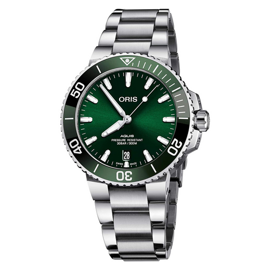 ORIS AQUIS DATE GREEN DIAL 41.5MM 01 733 7766 4157-07 8 22 05PEB