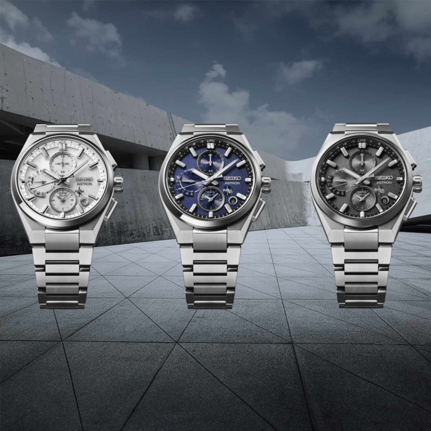 Seiko Astron GPS Solar Dual Time Chronograph SSH161