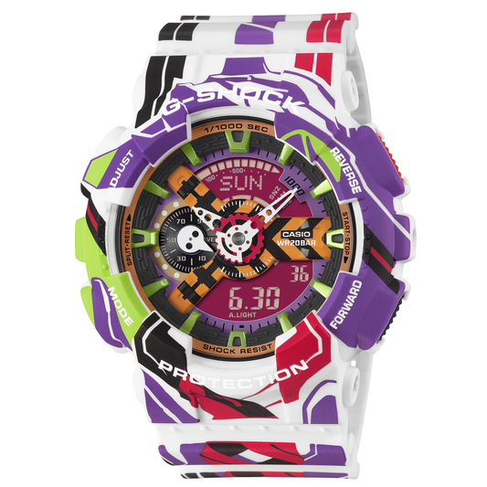 Casio G-Shock EVANGELION Collaboration Model ANALOG-DIGITAL 110 SERIES GA-110EVA30-7A