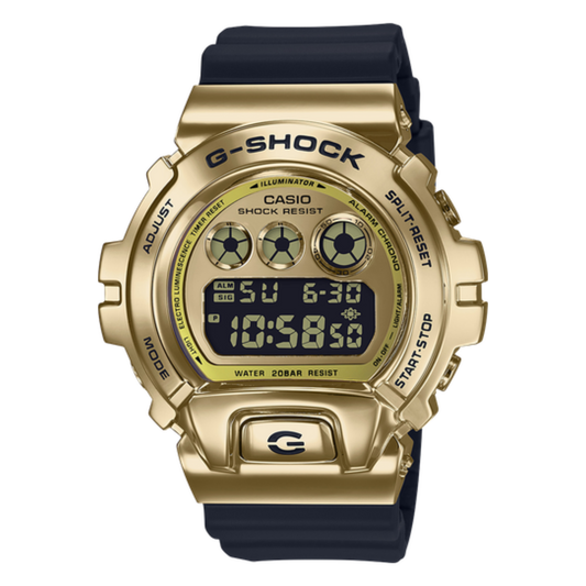 CASIO G-SHOCK 25TH ANNIVERSARY DIGITAL METAL GOLD GM6900G-9