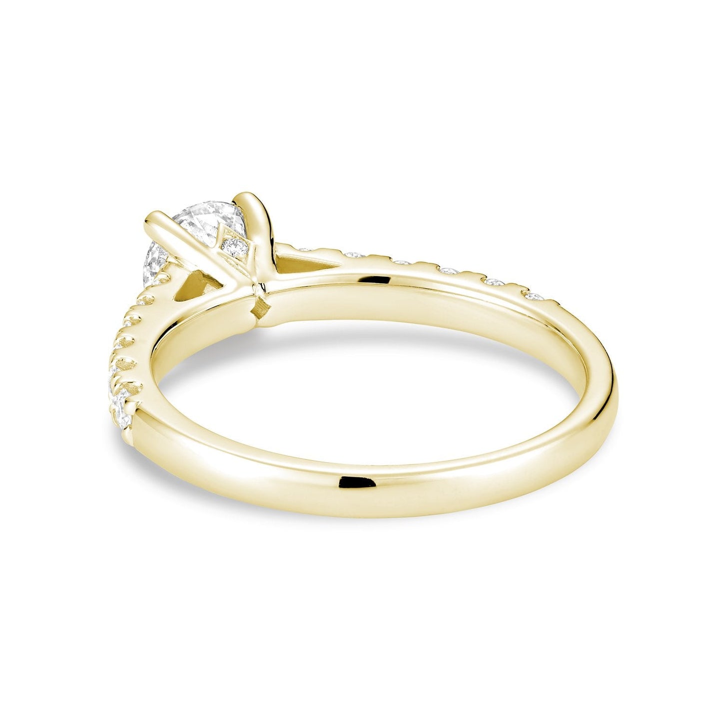 Solitaire Round Diamond Engagement Ring