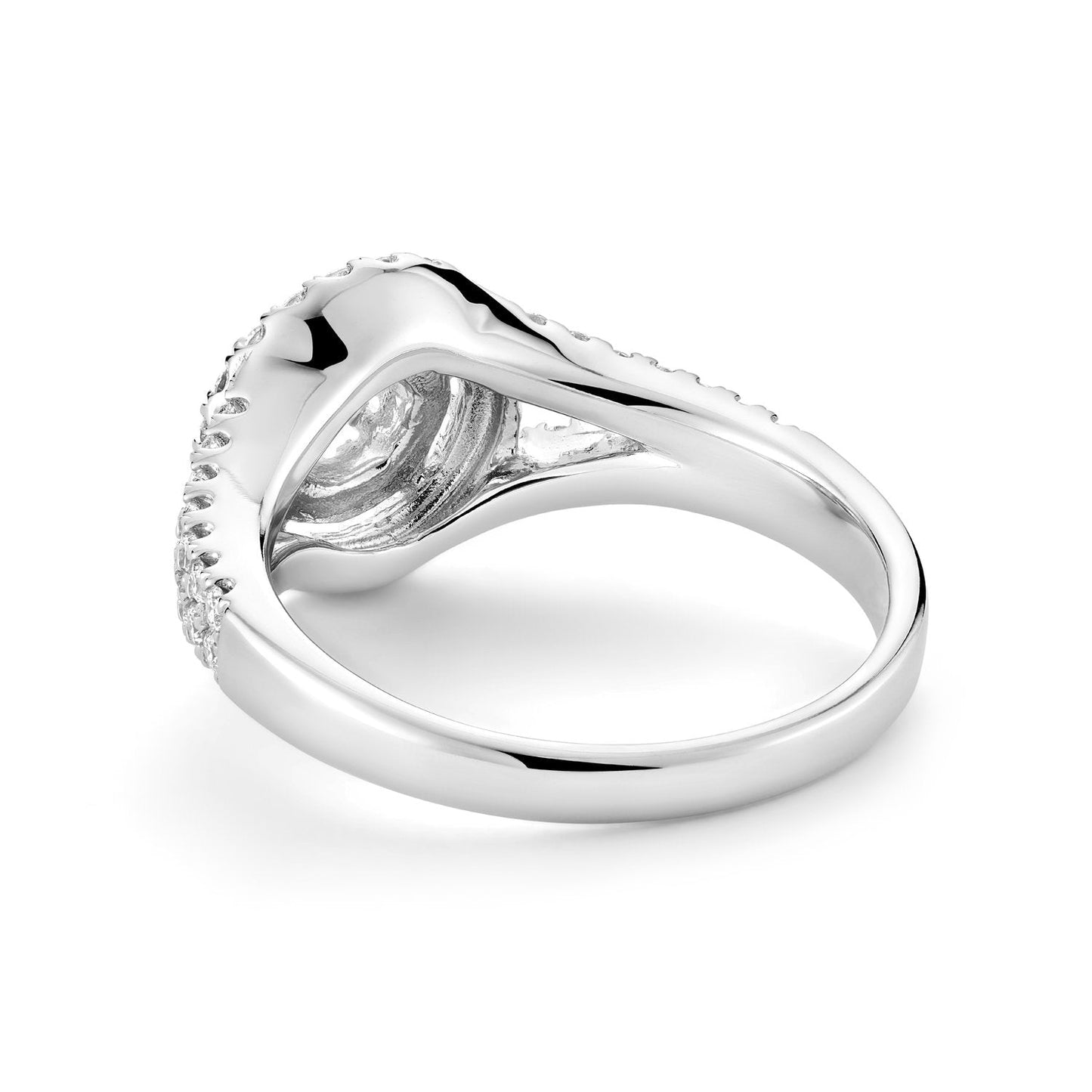 Double Halo Diamond Engagement Ring