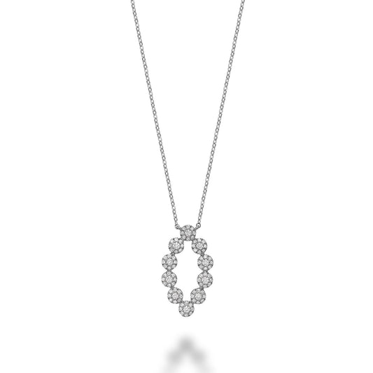 Martini Cup Fashion Diamond Necklace
