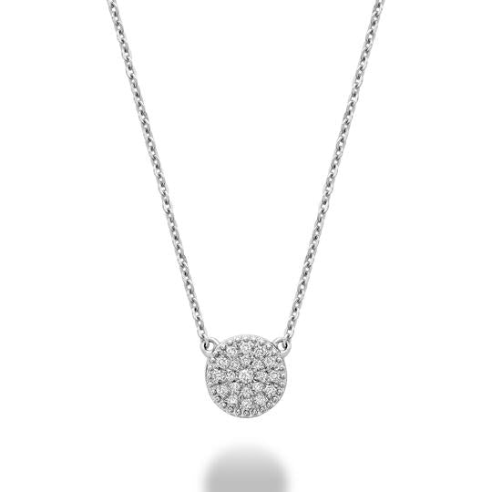 Round Diamond Necklace