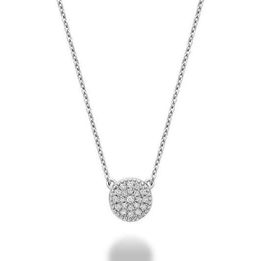 Round Diamond Necklace