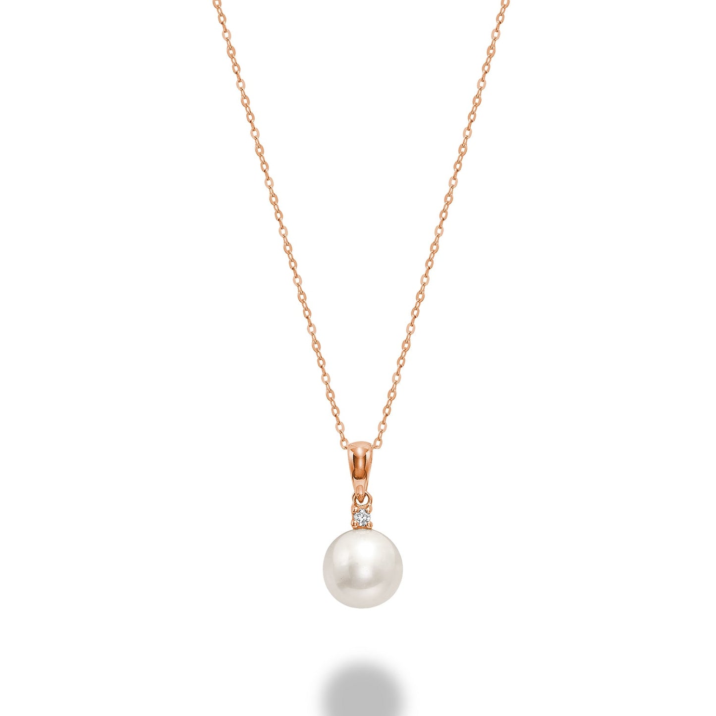 Cultured Freshwater & Diamond Pendant