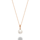 Cultured Freshwater & Diamond Pendant Cultured Freshwater & Diamond Pendant