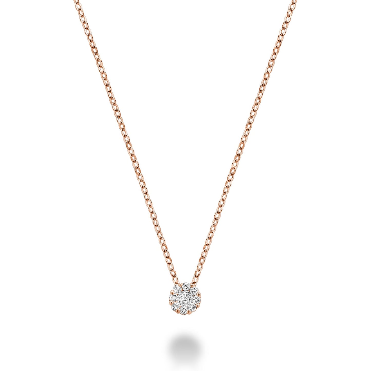 Cluster Diamond Pendant