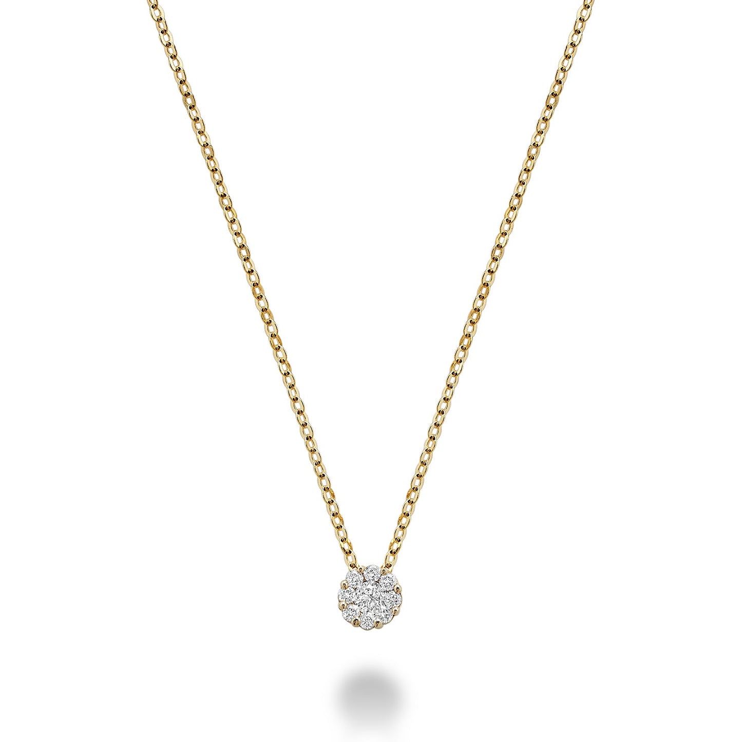 Cluster Diamond Pendant