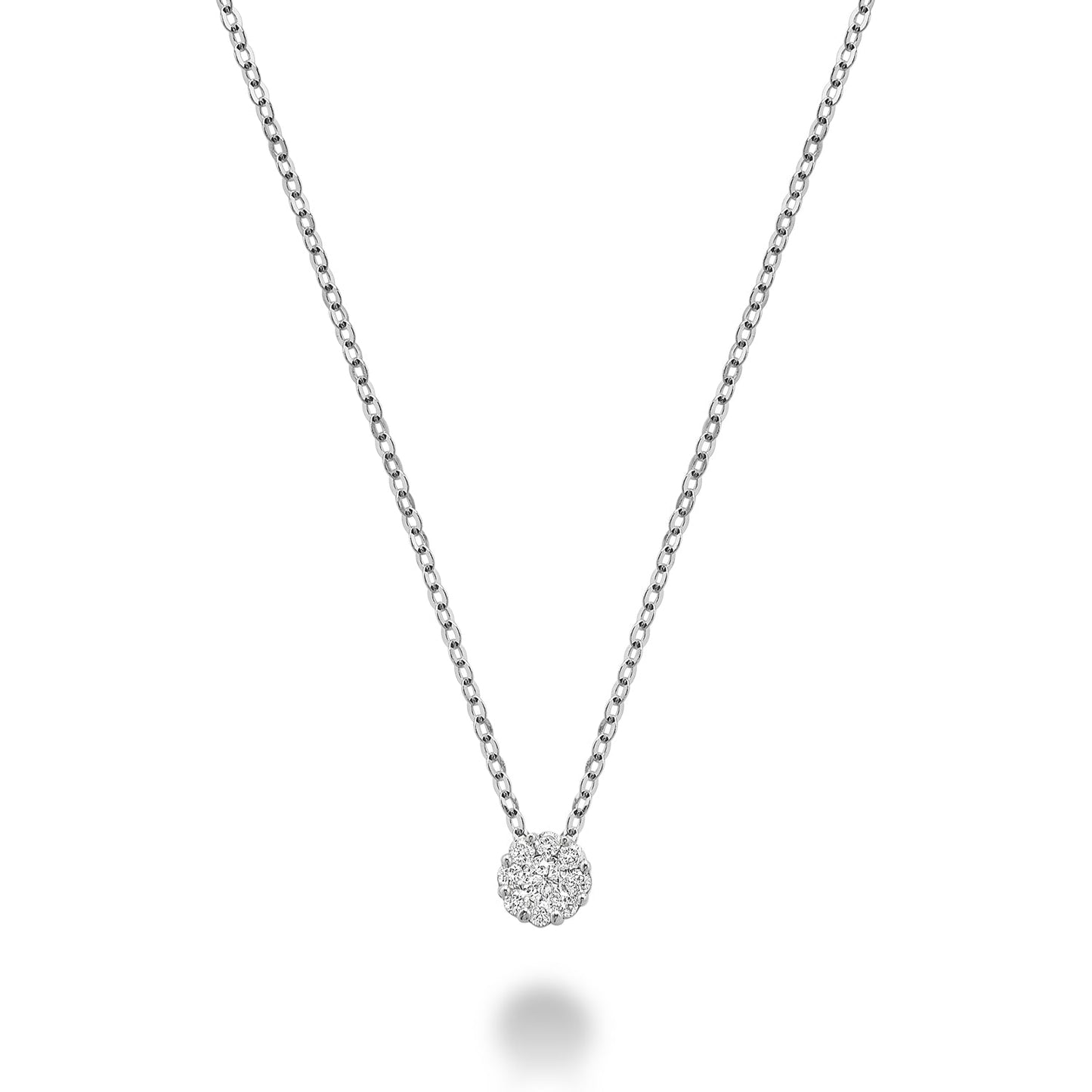 Cluster Diamond Pendant