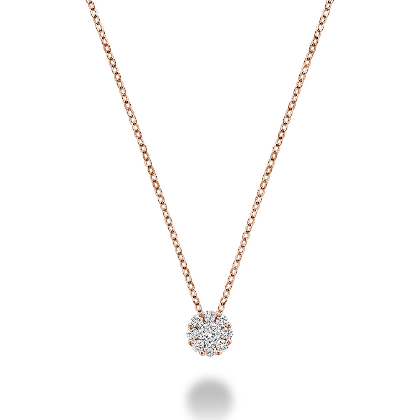 Cluster Diamond Pendant