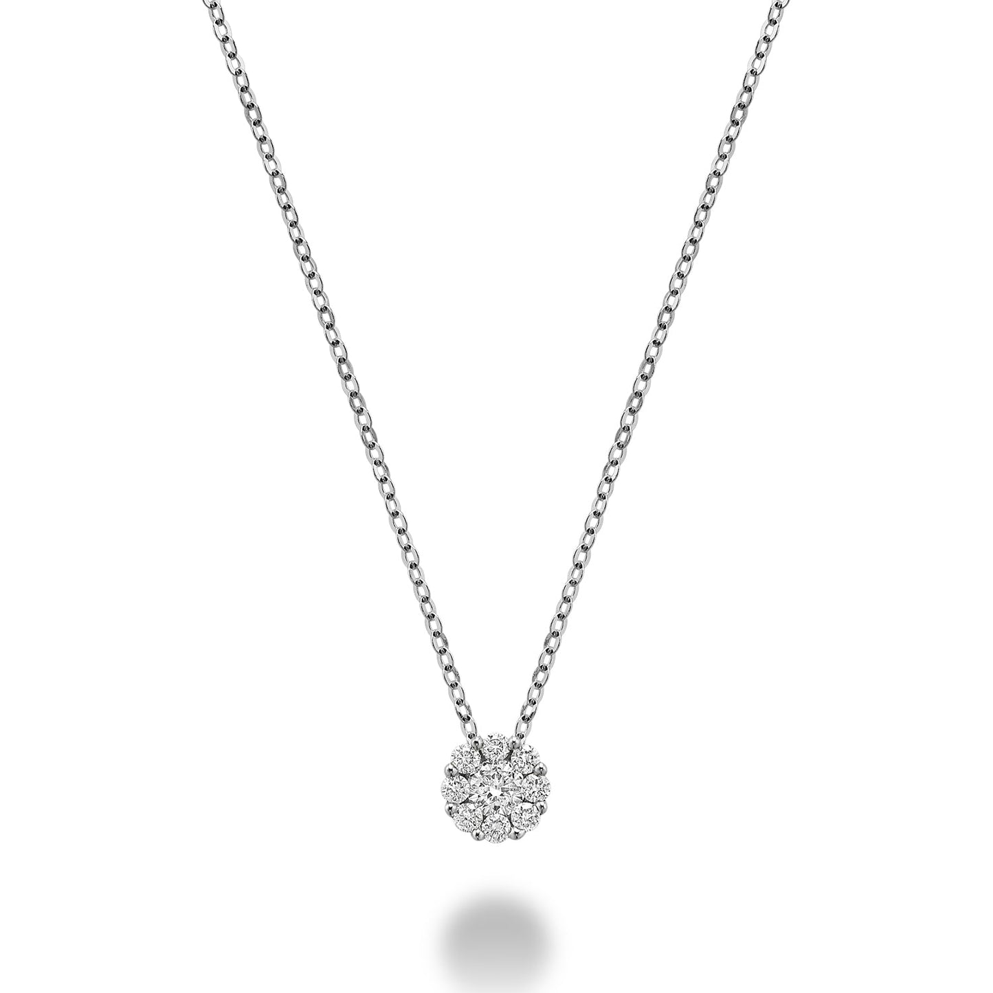 Cluster Diamond Pendant