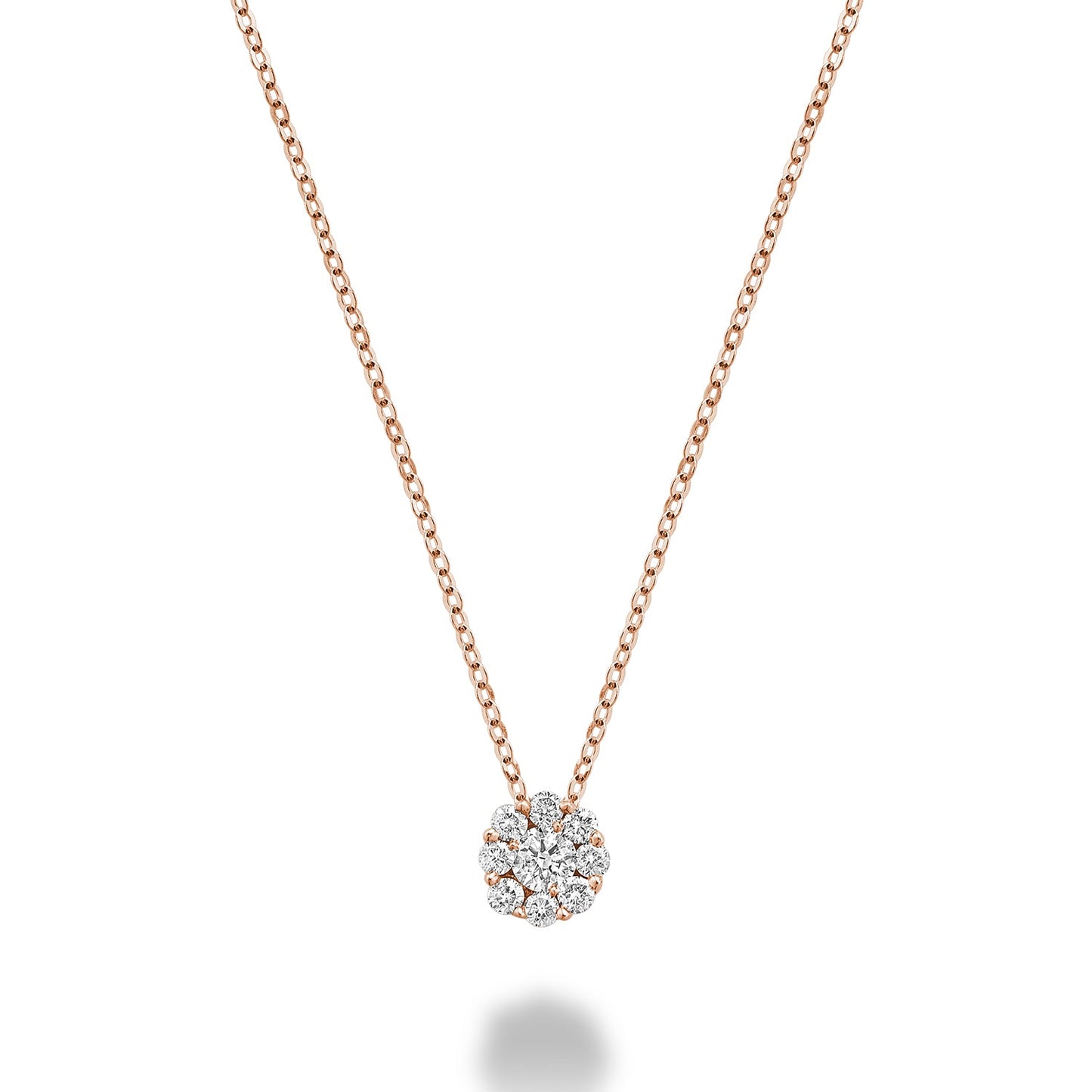 Cluster Diamond Pendant