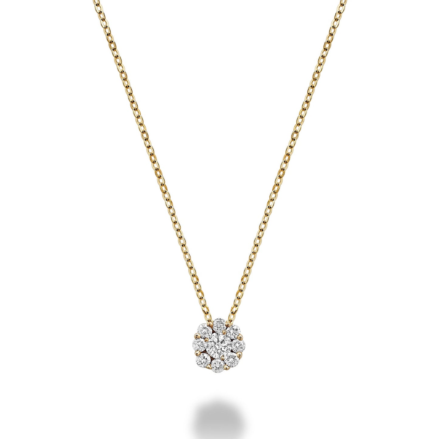 Cluster Diamond Pendant