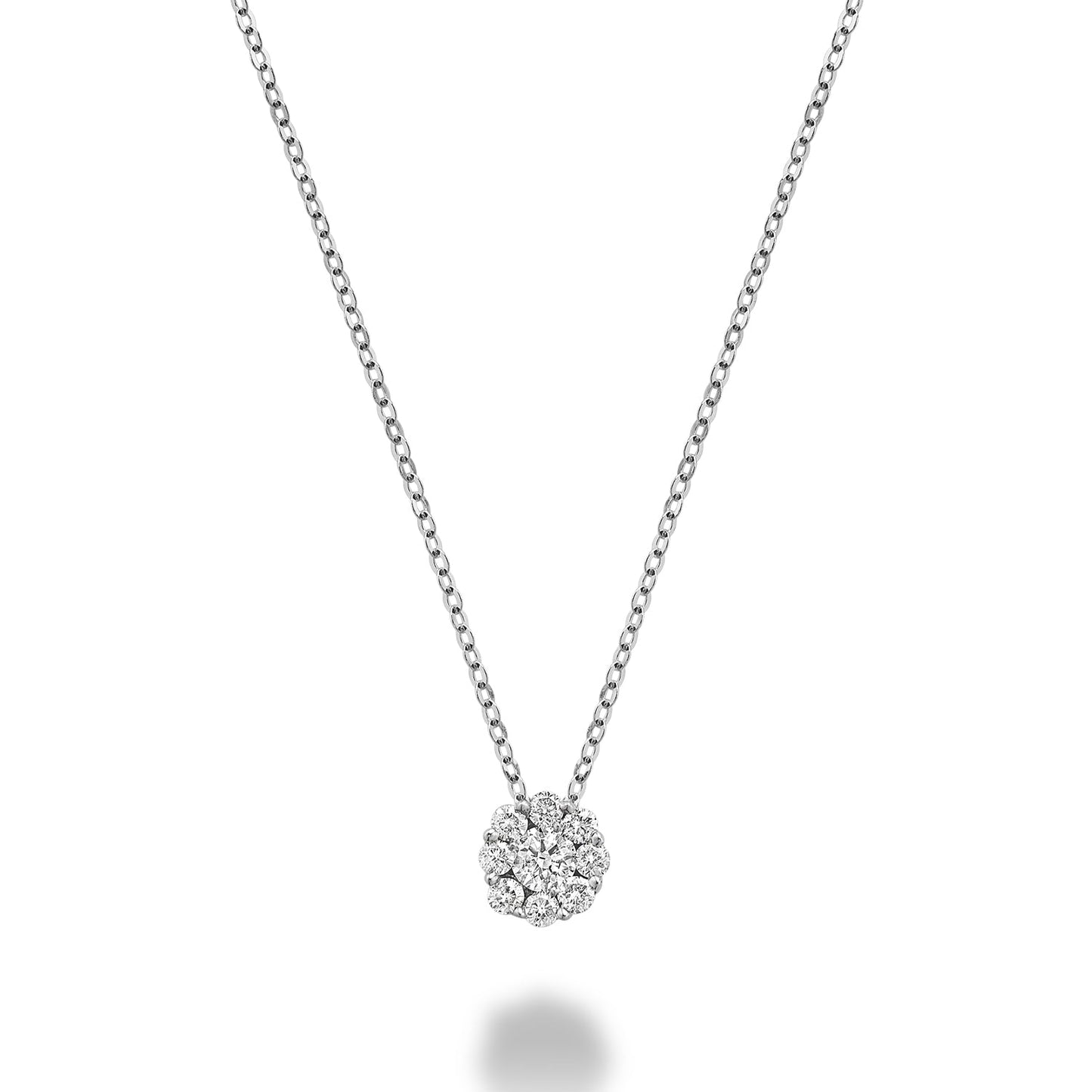 Cluster Diamond Pendant
