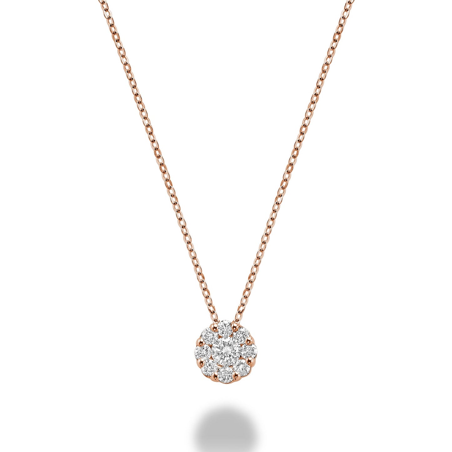 Cluster Diamond Pendant