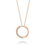 Half Circle Diamond Pendant Half Circle Diamond Pendant