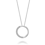 Half Circle Diamond Pendant Half Circle Diamond Pendant