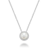 Freshwater Pearl & Diamond Pendant Freshwater Pearl & Diamond Pendant