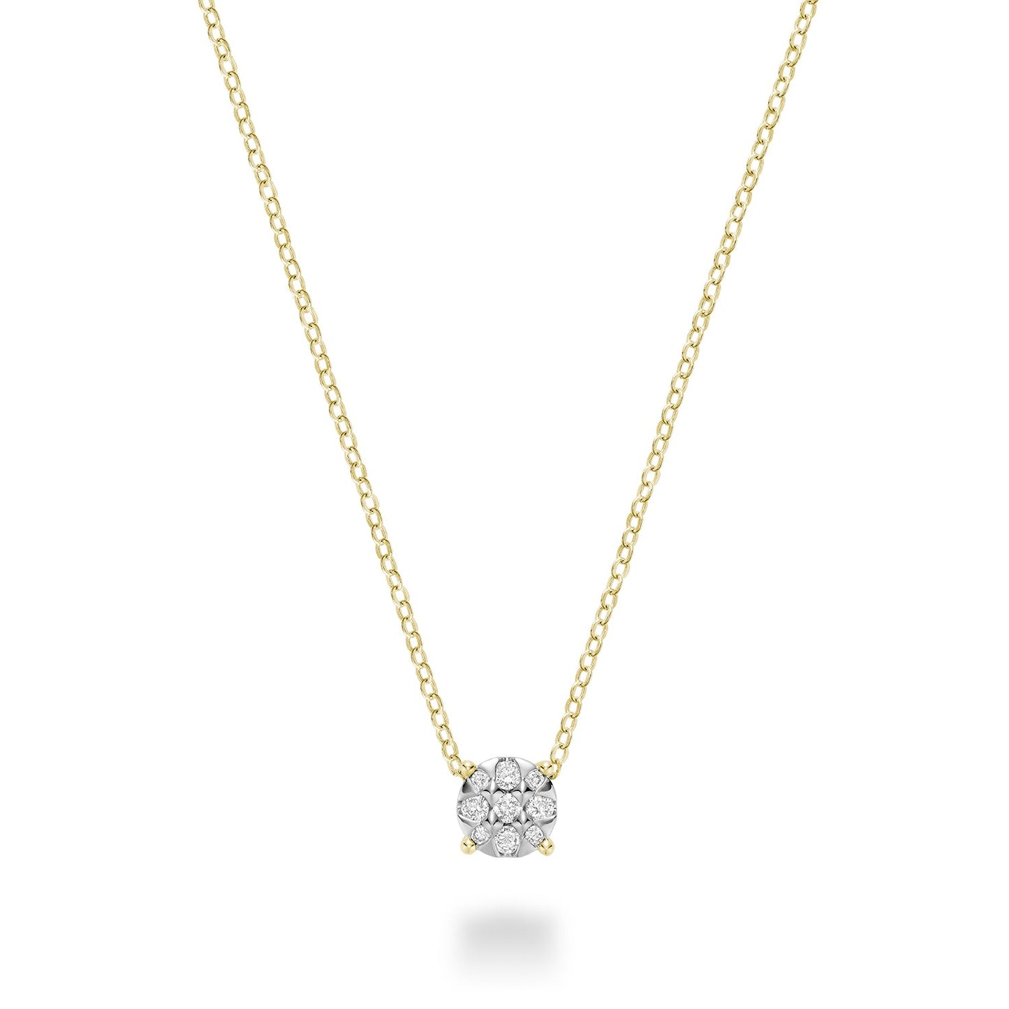 Illusion Diamond Pendant