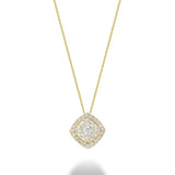 Cushion Halo Diamond Pendant Cushion Halo Diamond Pendant