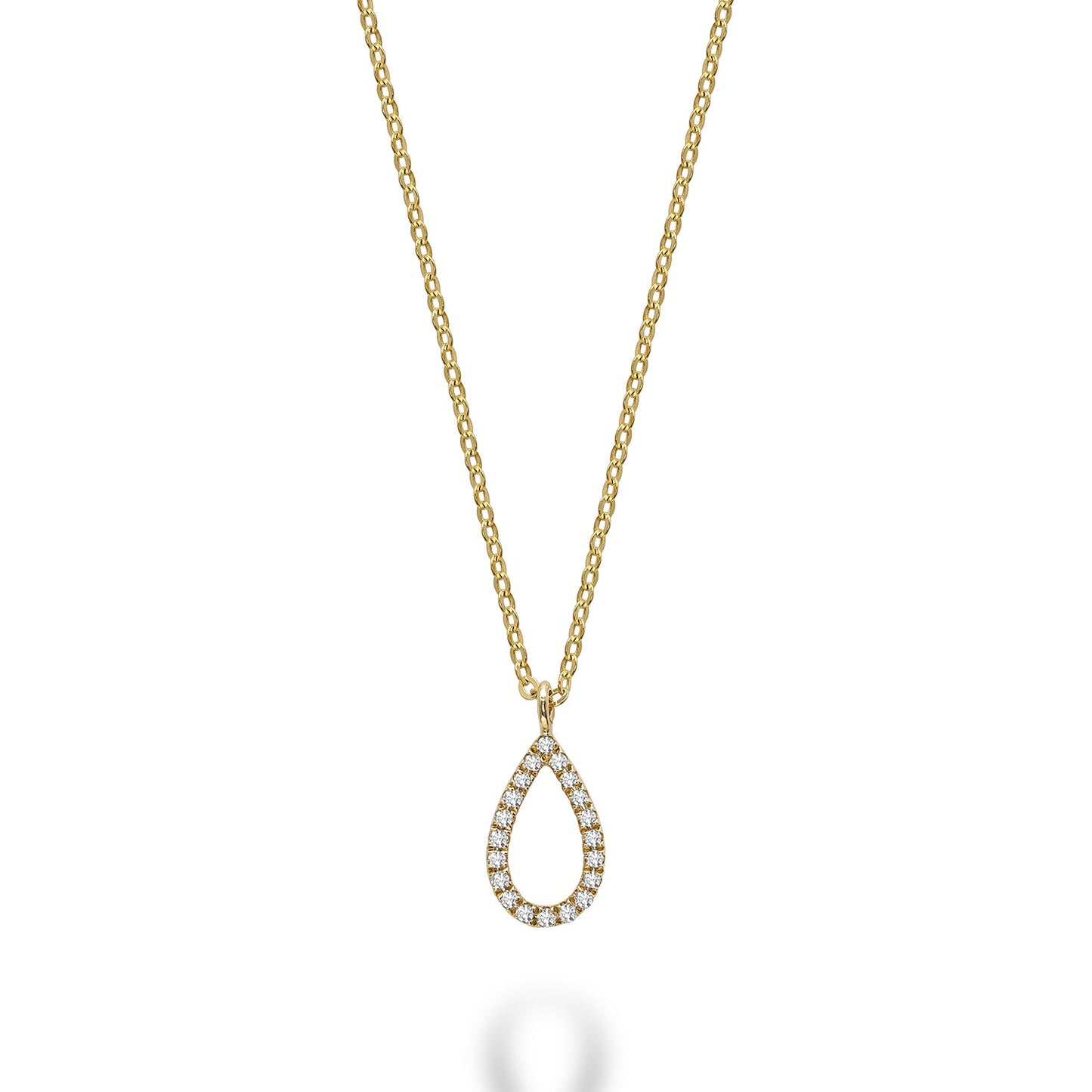 Pear Shape Diamond Pendant