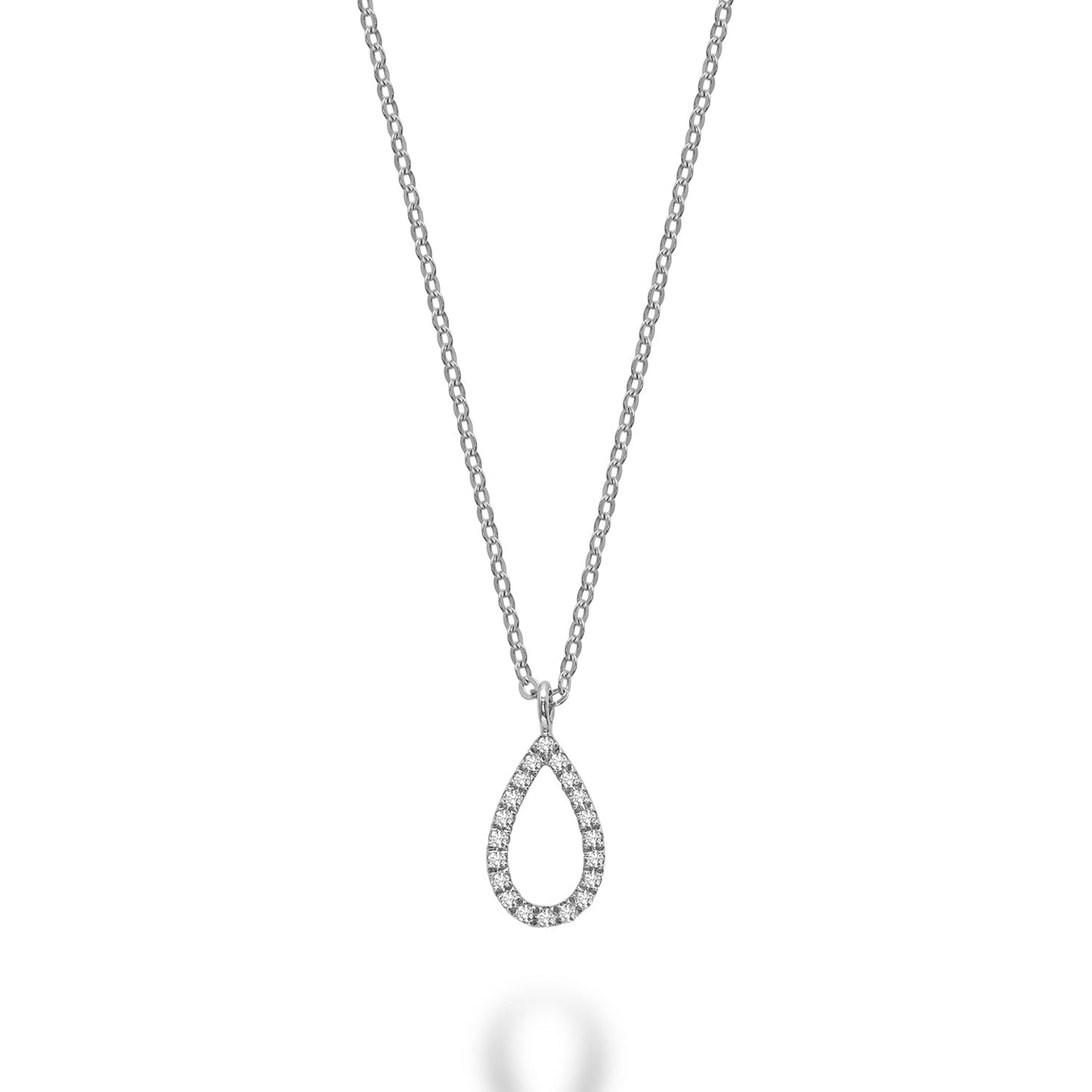 Pear Shape Diamond Pendant