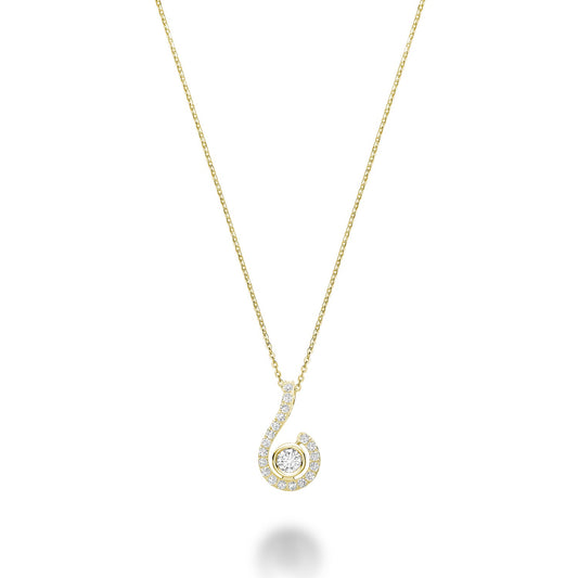 Drop Diamond Pendant