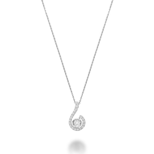 Drop Diamond Pendant