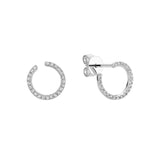 Diamond Curl Stud Earrings Diamond Curl Stud Earrings