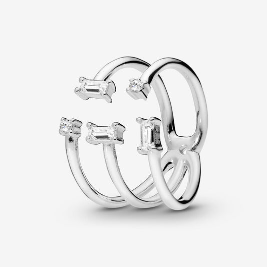 Pandora Open Ice Cube Ring - FINAL SALE 197527CZ