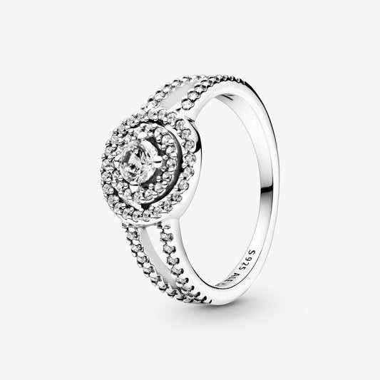 Panodora Sparkling Double Halo Ring 199408C01