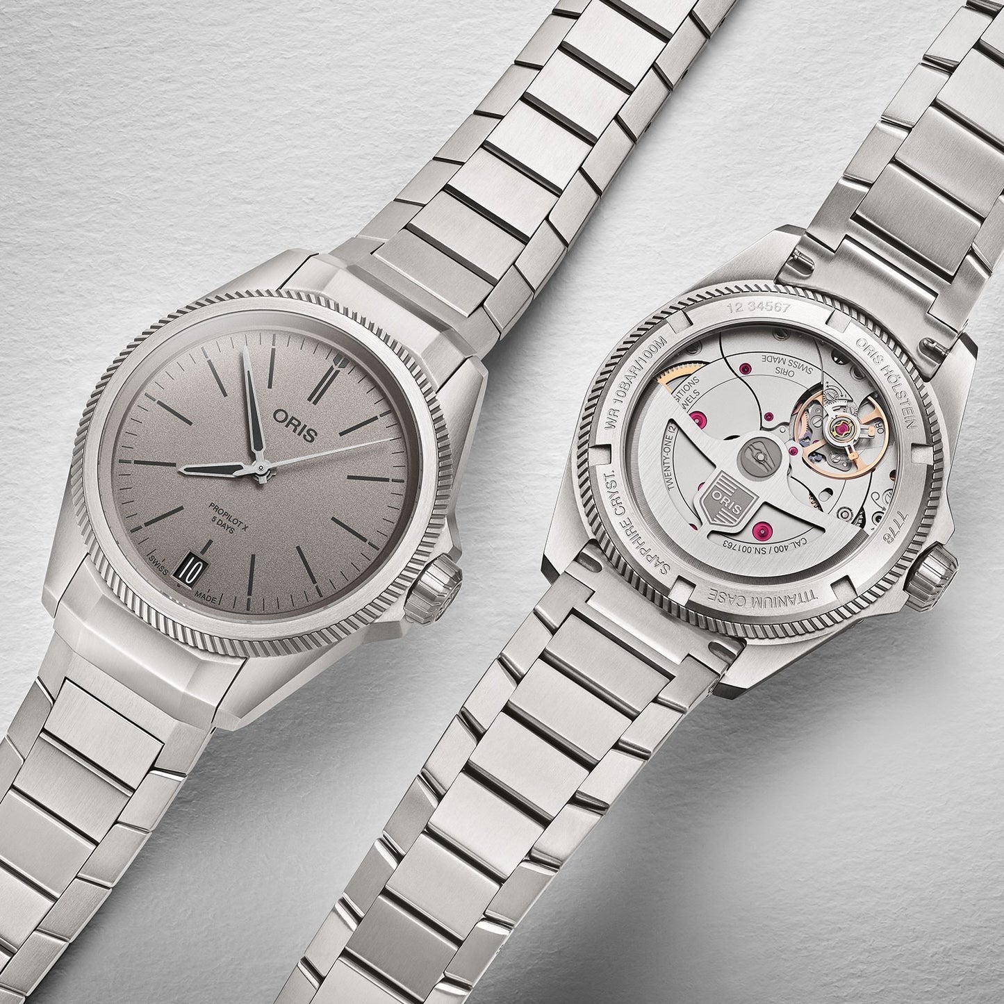 Oris Pro Pilot X Calibre 400 Grey Dial 01 400 7778 7153-07 7 20 01TLC