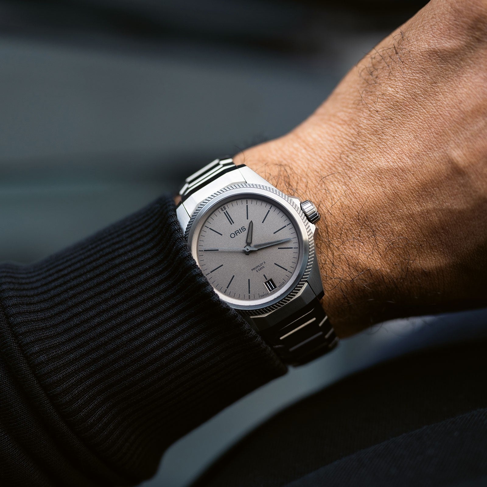 Oris Pro Pilot X Calibre 400 Grey Dial 01 400 7778 7153-07 7 20 01TLC Oris Pro Pilot X Calibre 400 Grey Dial 01 400 7778 7153-07 7 20 01TLC