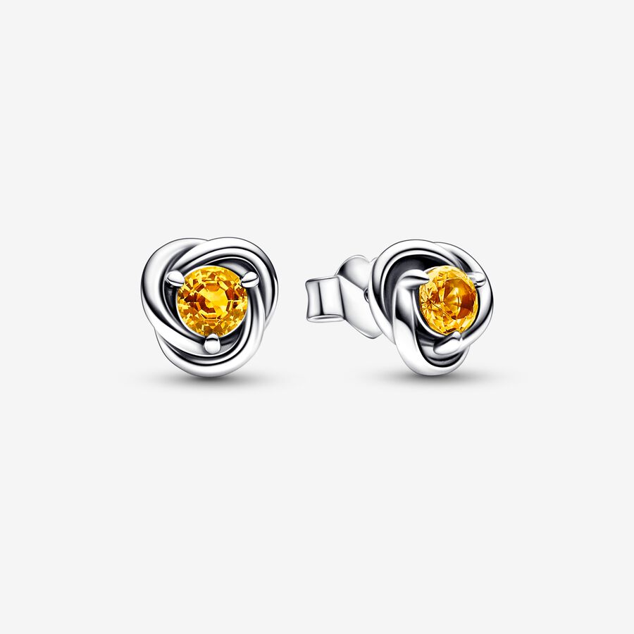 November Honey Eternity Circle Stud Earrings November Honey Eternity Circle Stud Earrings