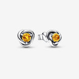 November Honey Eternity Circle Stud Earrings November Honey Eternity Circle Stud Earrings