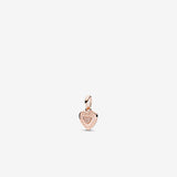 Pandora PANDORA Rose Logo Heart Necklace Pendant 387376CZ Pandora PANDORA Rose Logo Heart Necklace Pendant 387376CZ