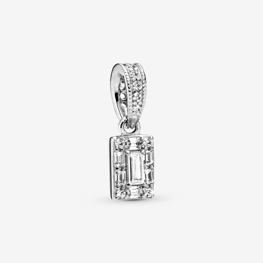 Pandora Sparkling Square Halo Pendant 397543CZ