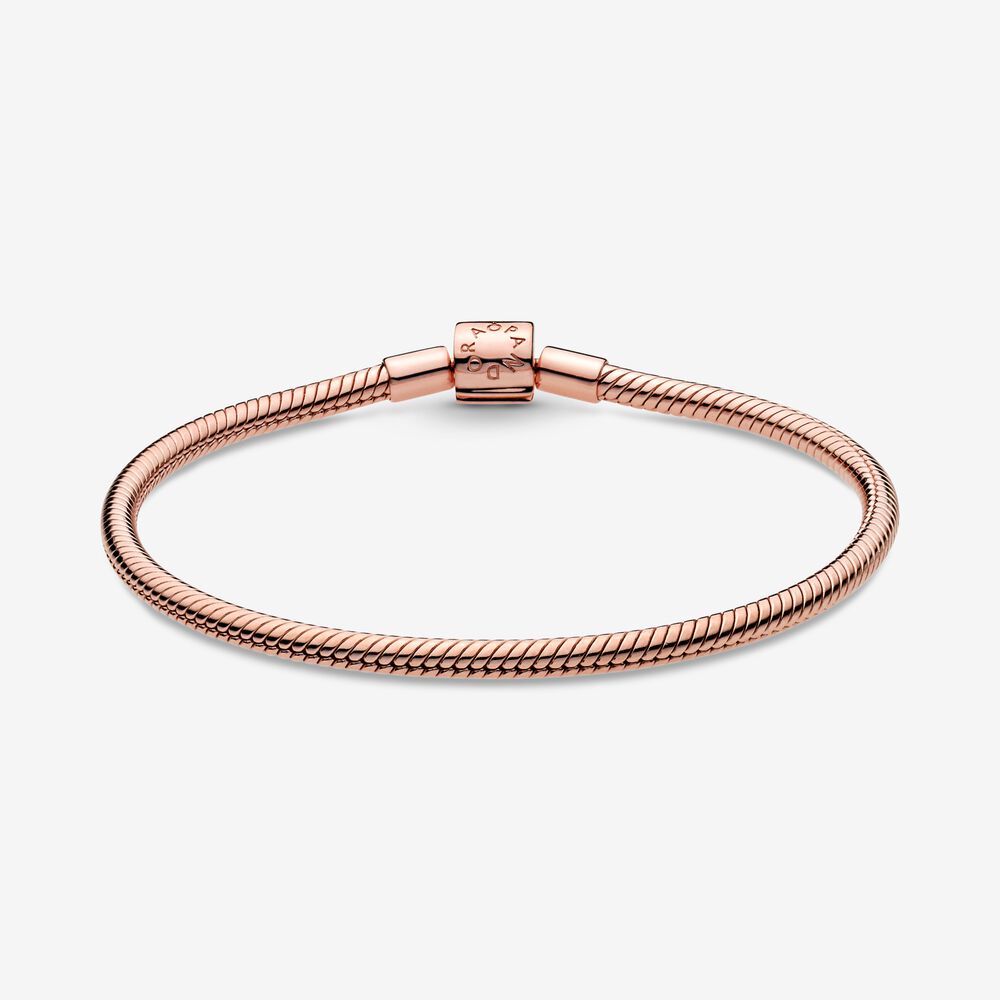 Pandora Pandora Moments Barrel Clasp Snake Chain Bracelet 588781C00