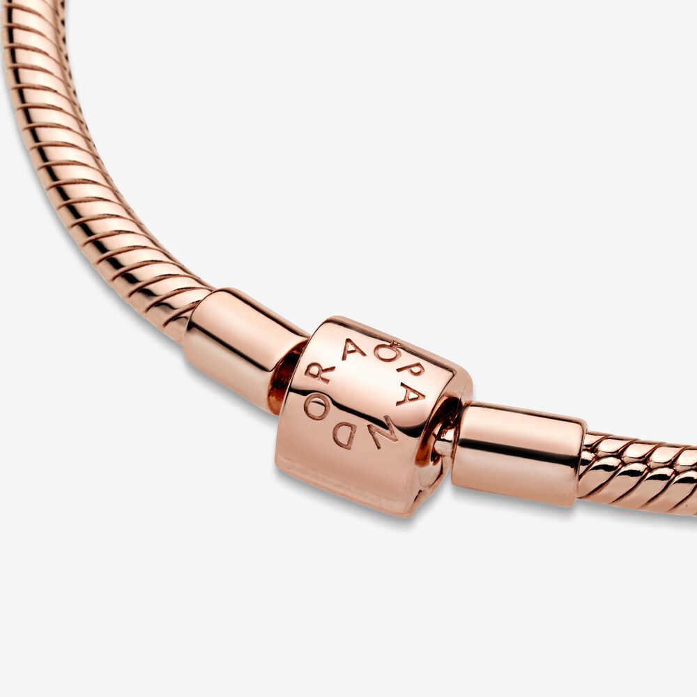 Pandora Pandora Moments Barrel Clasp Snake Chain Bracelet 588781C00